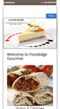 Mobile Screenshot of foodedgegourmet.com